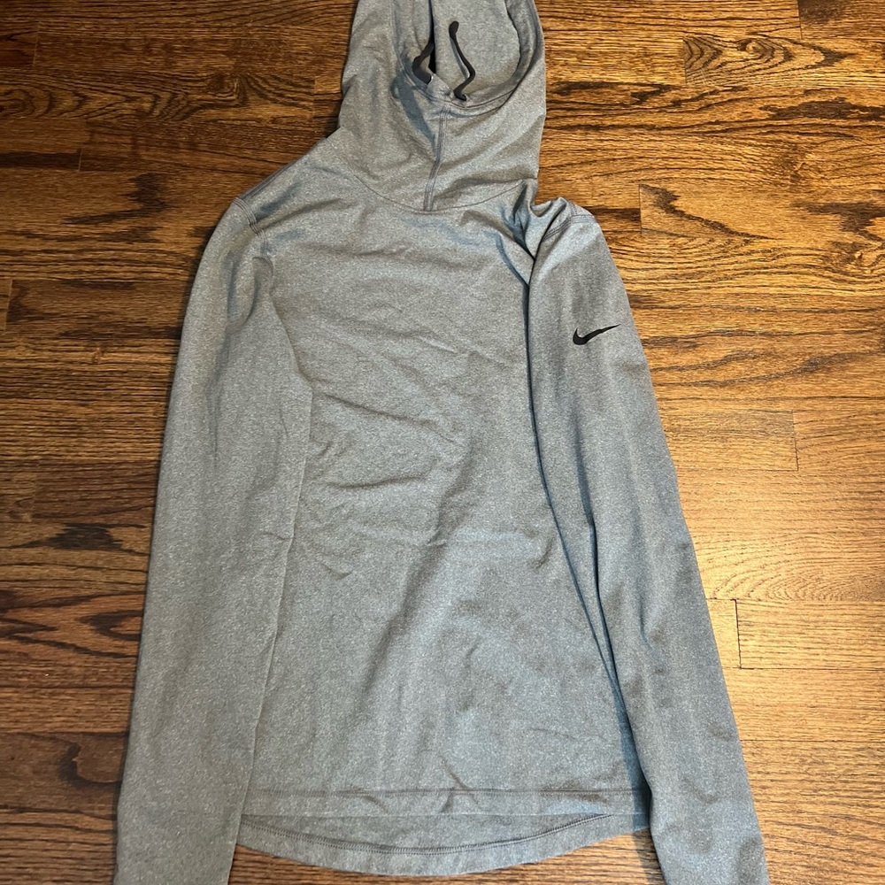 EUC Nike Pro Dri Fit Hooded Pullover